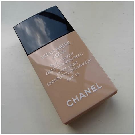 chanel vitalumiere aqua fondöten beige rose 10|vitalumière aqua ultralight foundation.